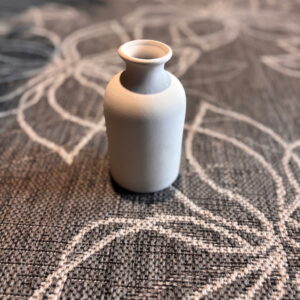 Matte Gray Bud Vase