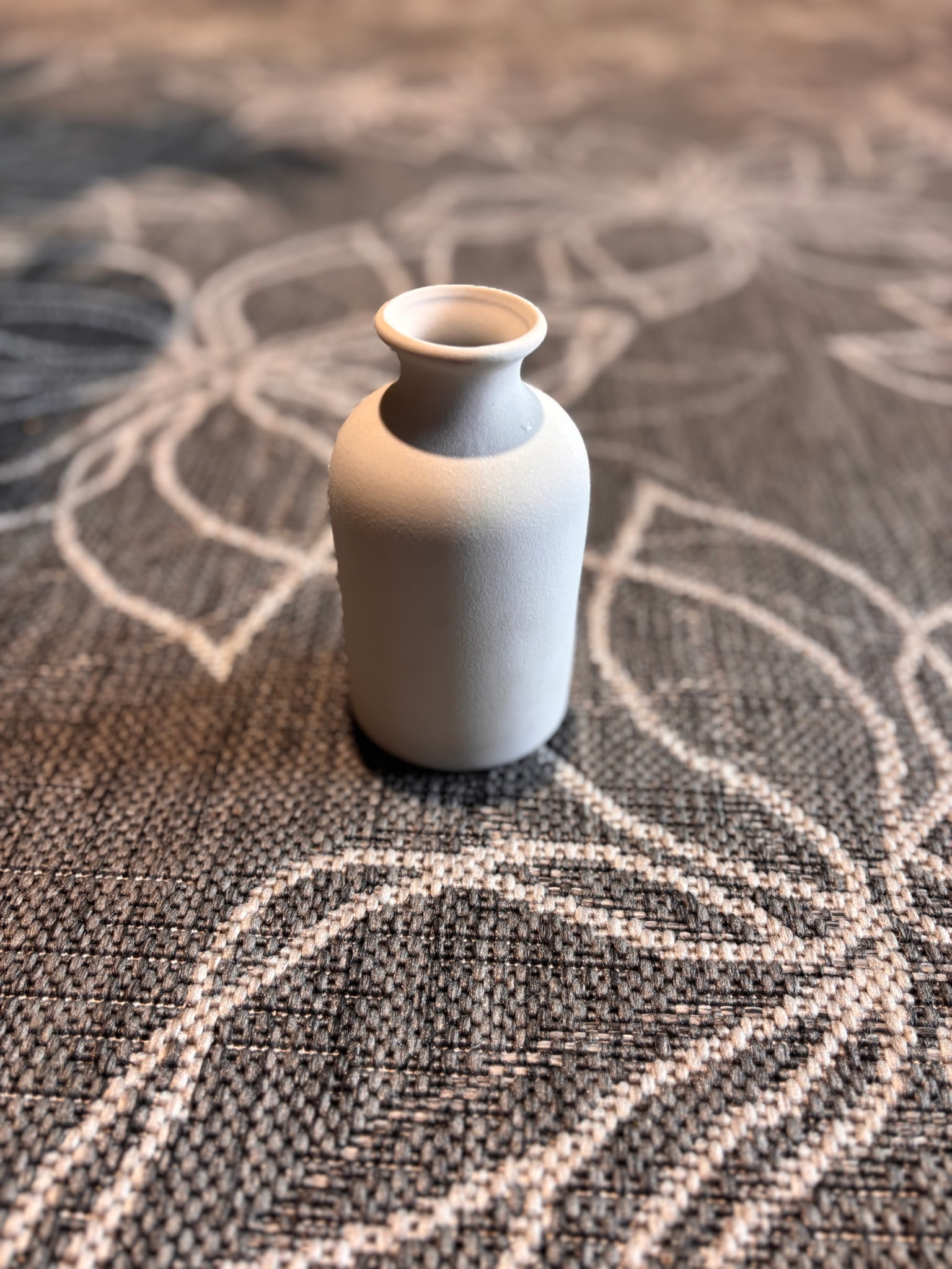 Matte Gray Bud Vase